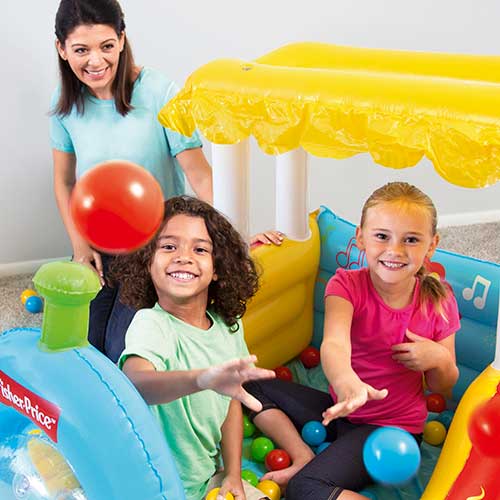 Tren Inflable Con Pelotas +2 Fisher Price 93537