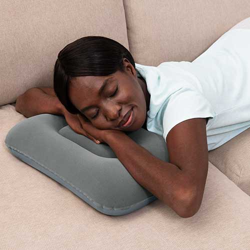 Almohada Inflable Aterciopelada Bestway 67121