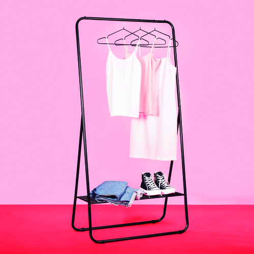 Perchero Con Zapatero Mor 6112