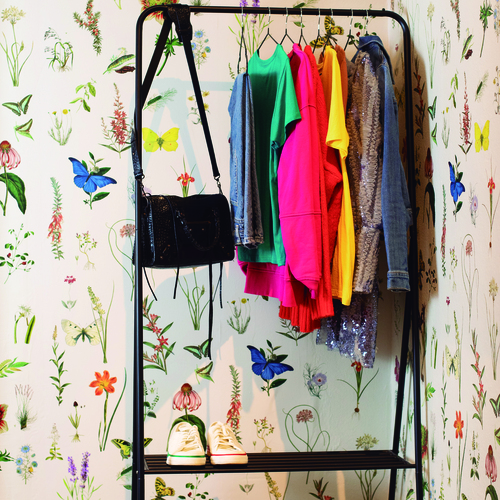 Perchero Con Zapatero Mor 6112