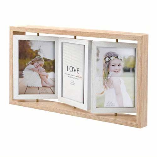 Portarretrato Triple Giratorio 6 Fotos 10x15