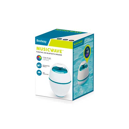 Parlante Bluetooth Led Flotante Bestway 58700