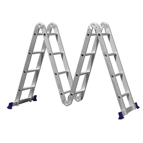 Escaleras Multifunción 4 x 4 Aluminio Mor