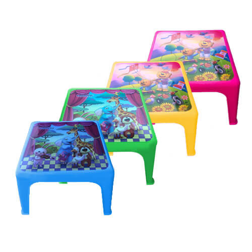 Mesas Para Niños Con Dibujos 55x55cm