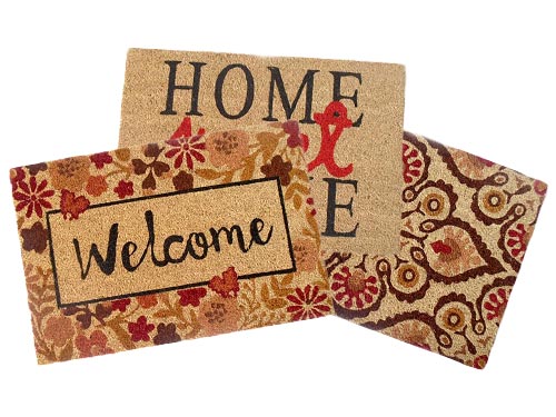 Alfombras Felpudos De Coco Con Diseño 40x60