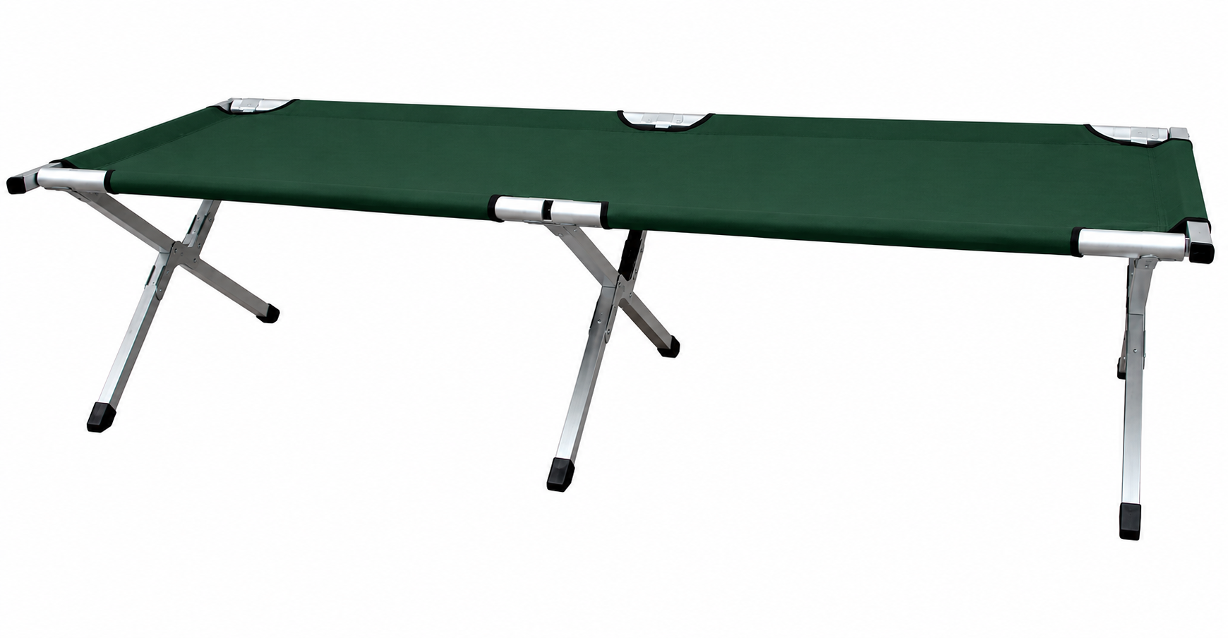 Catre Cama Para Camping Color Verde Aluminio