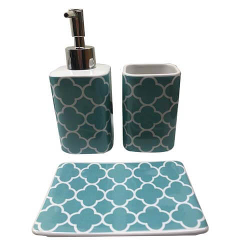 Set De Accesorios Para Baño 3 Piezas Acqua B4218