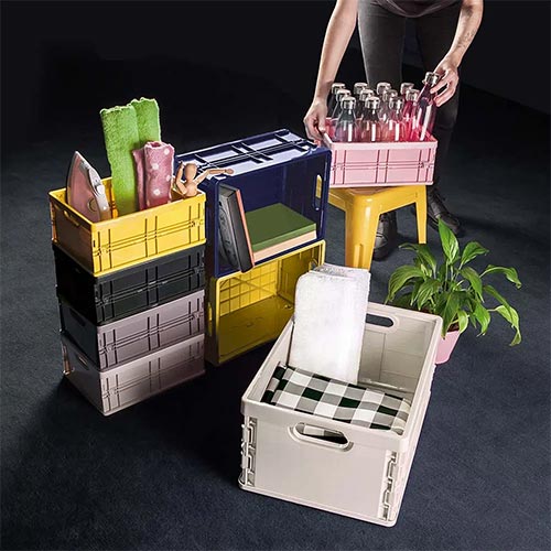 Caja Organizadora Plegable Chica Mor