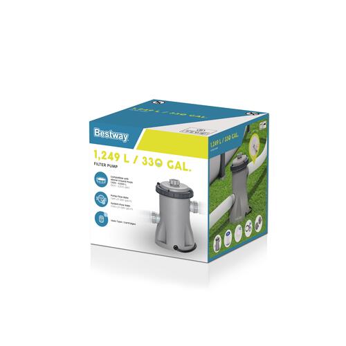 Bomba Con Filtro 1249Lt/Hora Piscinas Bestway