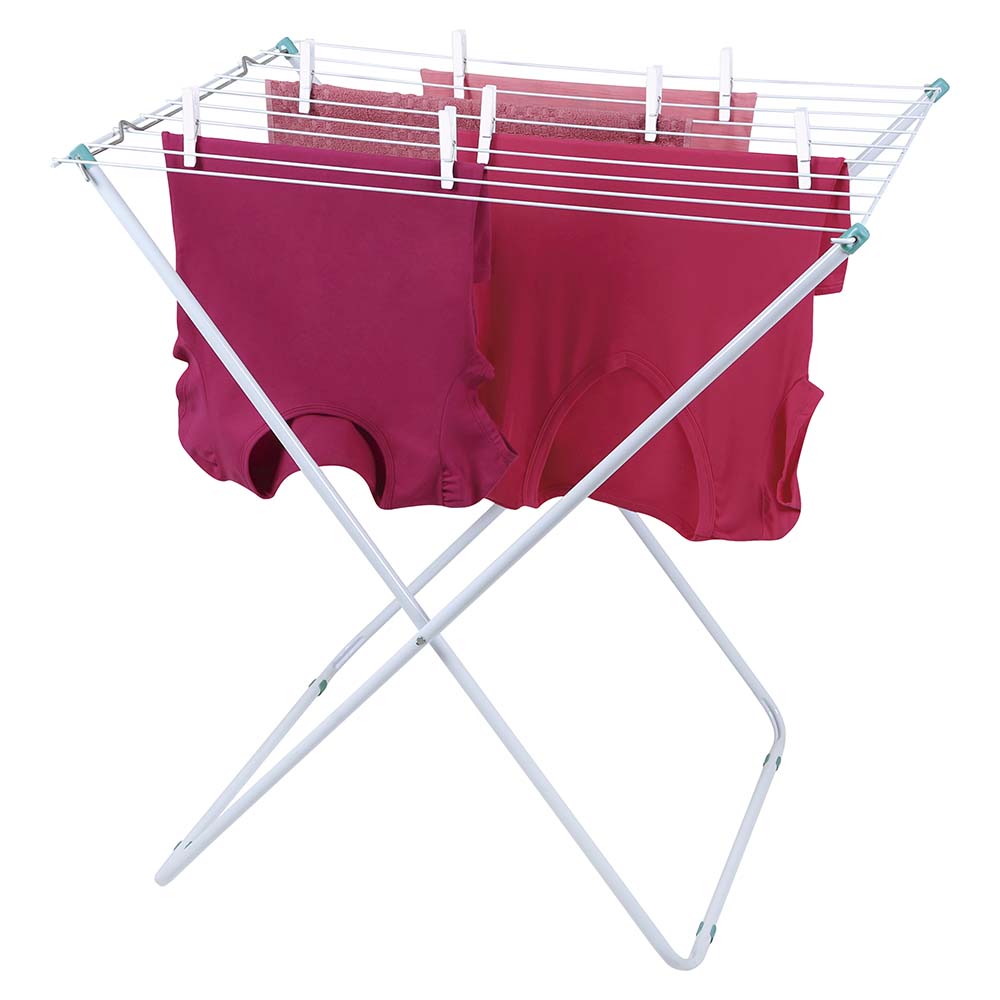 Tendederos De Piso Acero Maxi 87.5Cm 6009 Mor