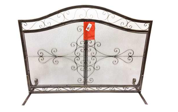 Chispero Curvo Estufa a Leña 112x35,5x85,5cm