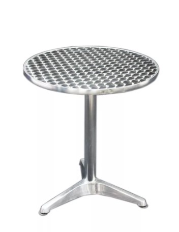 Mesas De Aluminio Redonda Diámetro 70cm