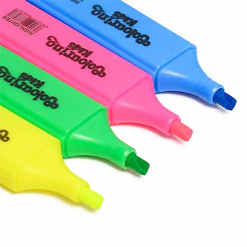 Resaltadores Set 4 Unidades De Diferente Color