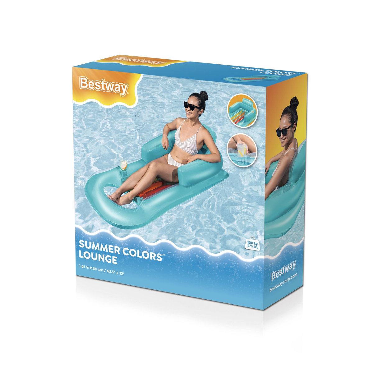 Colchoneta Inflable Con Respaldo +12 Bestway 43028