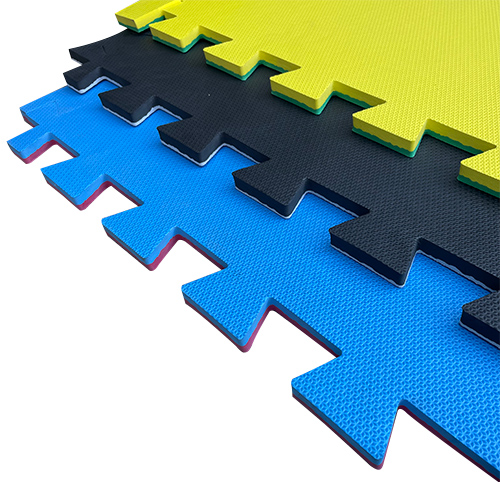 Pisos Goma Eva Tatame Encastrables Bicolor 20mm