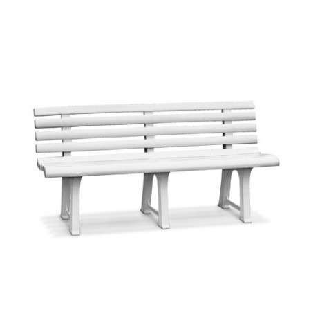 Bancos De Plástico Orquídea Blanco