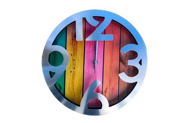 Relojes De Pared Multicolor