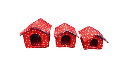 Casitas Cuchas Para Perros Masotas Set x 3