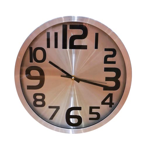 Reloj De Pared Plata