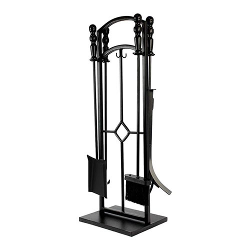 Set De Estufa A Leña 30x16x77,5cm.