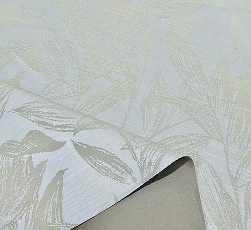 Blackout Estampado Hojas Doradas Ancho 1.40mt