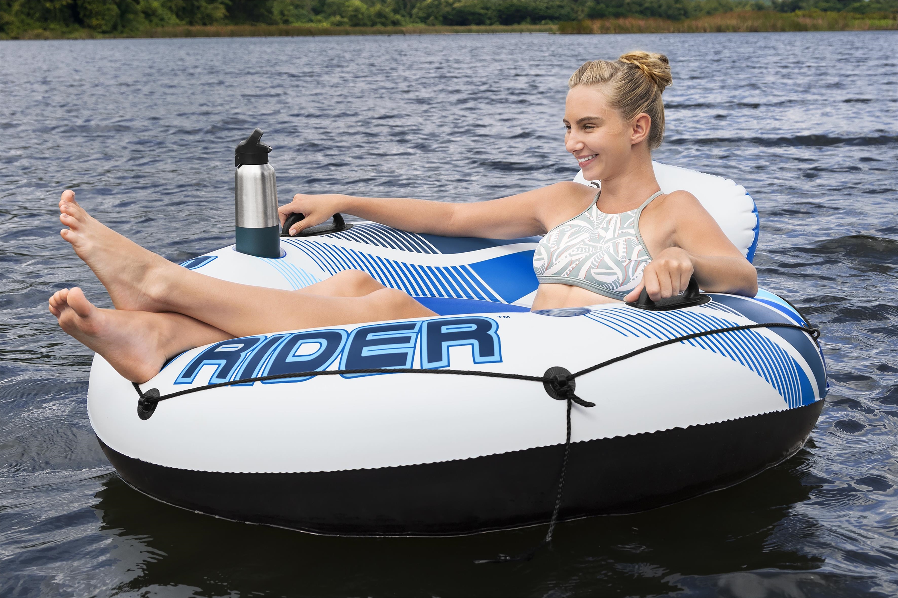 Gomón Rapid Rider Con Respaldo +12 Bestway 43116