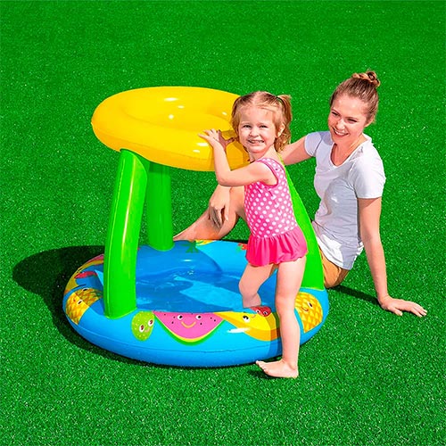 Piscina Infantil Frutal Con Techo +2 Bestway 52331