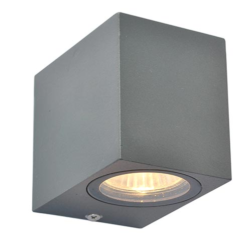 Luminaria Aplique Cubo IP65 1 Luz GU10 8.1x6.8cm