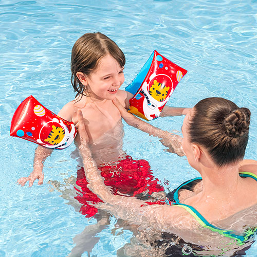 Flotadores Brazos Astro Tiger +5 Bestway