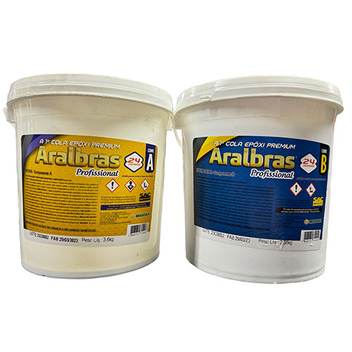 Adhesivo Epoxi 6.48kg Aralbras Profesional