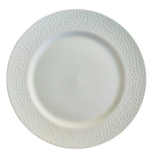 Plato Llano De Cerámica 27cm Lunar ZD-10.5