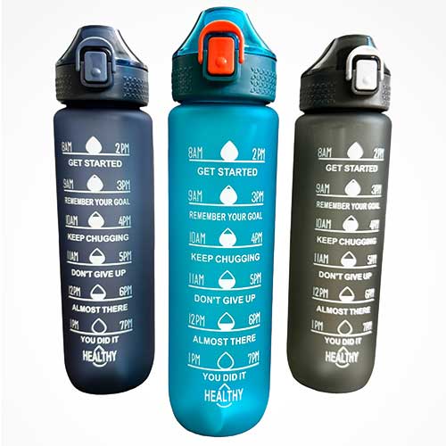 Botella De Plástico Caramañolas 1 Litro