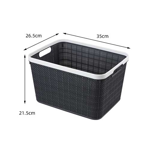 Canasto Organizador 35.5x26.5x21.5cm