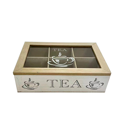 Cajas De Té 6 Divisiones Decorado Tea