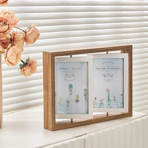 Portarretrato Doble Giratorio 4 Fotos 10x15