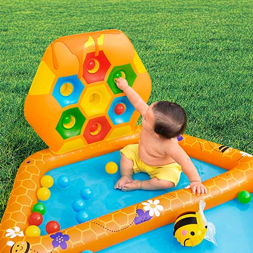 Piscina Infantil Abejas Con Pelotas +1 Bestway