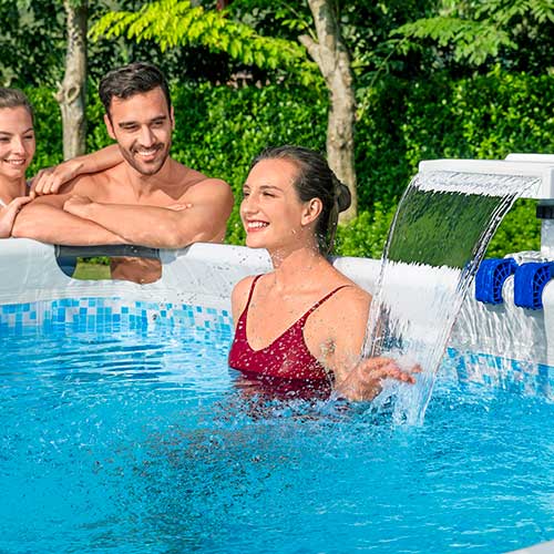 Cascada Con Luz Led Para Piscinas Bestway