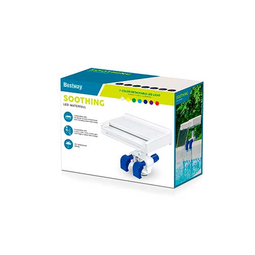Cascada Con Luz Led Para Piscinas Bestway