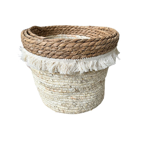 Canastos Decorativos Set x 3 Flecos Natural