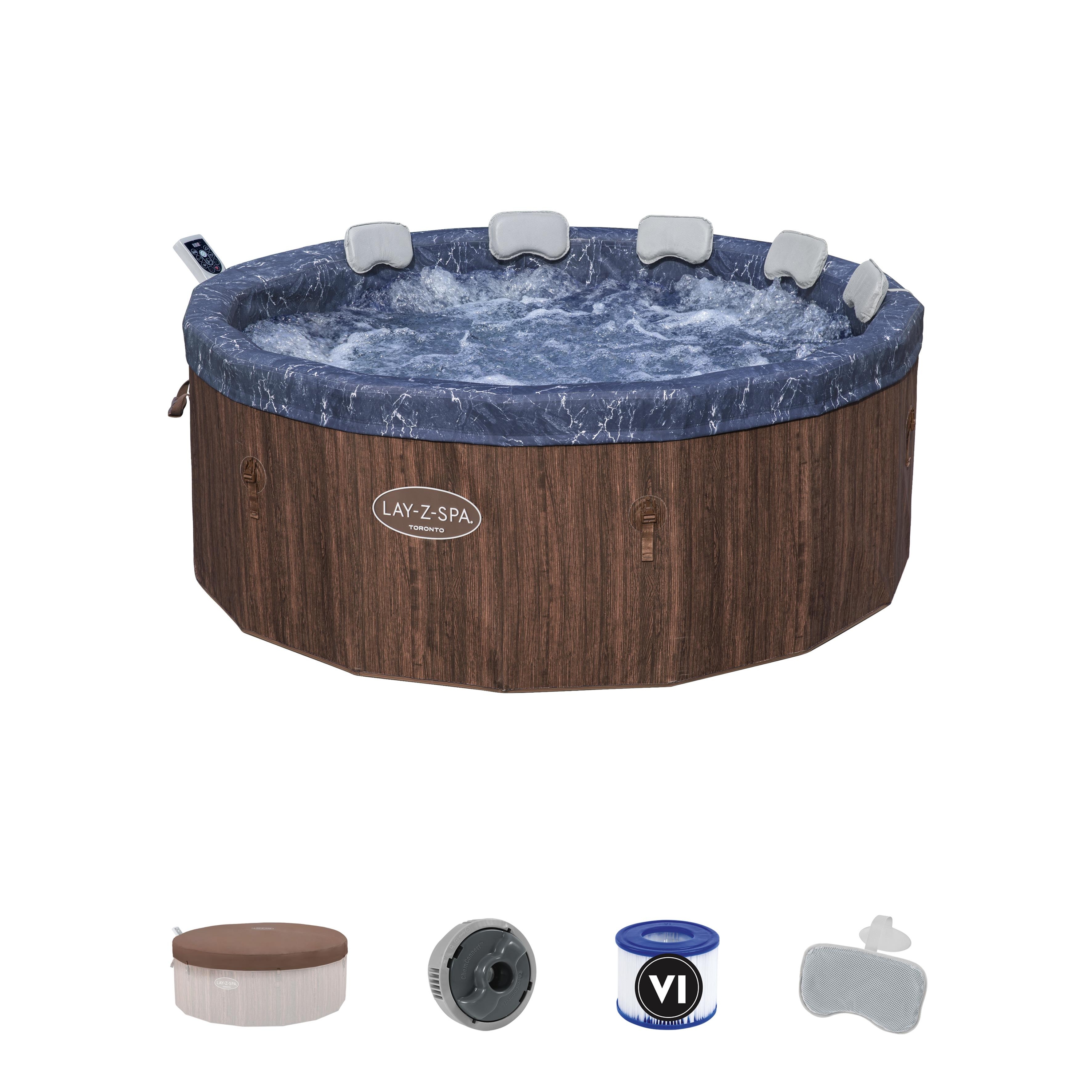 Lay-Z-Spa 6001W Toronto Bestway 7P 1300lt 190x70