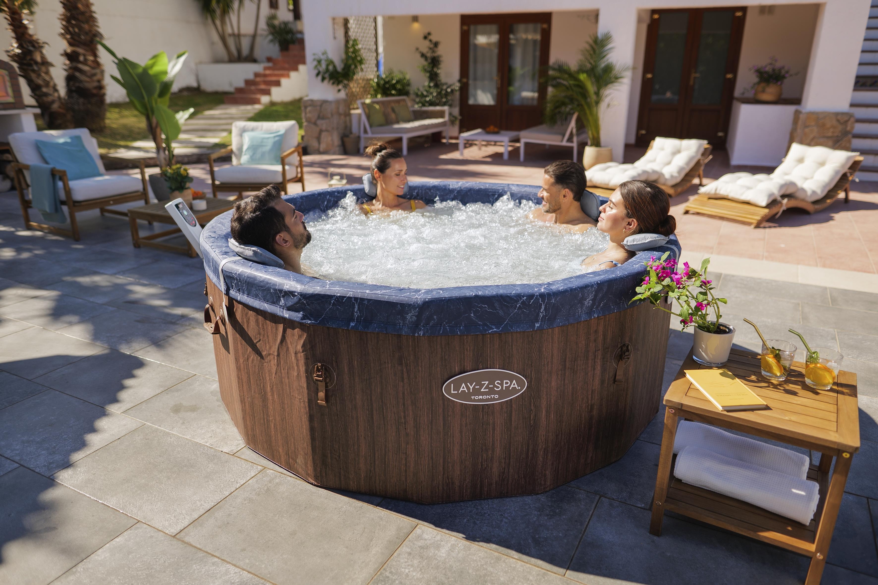 Lay-Z-Spa 6001W Toronto Bestway 7P 1300lt 190x70