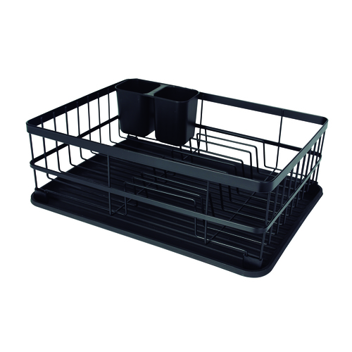 Escurridor De Vajilla Negro 9 Platos Mor 8248