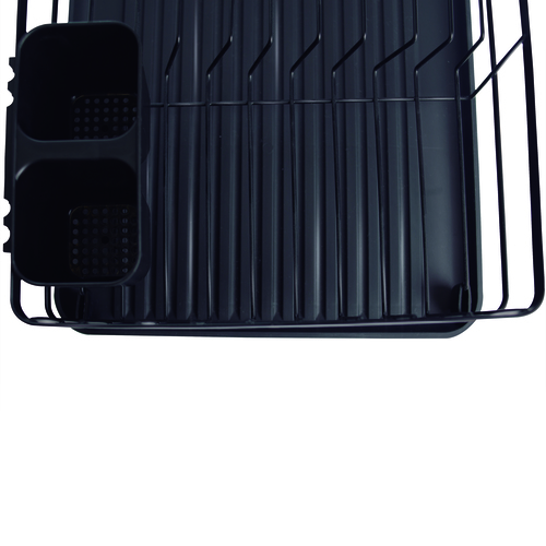 Escurridor De Vajilla Negro 9 Platos Mor 8248