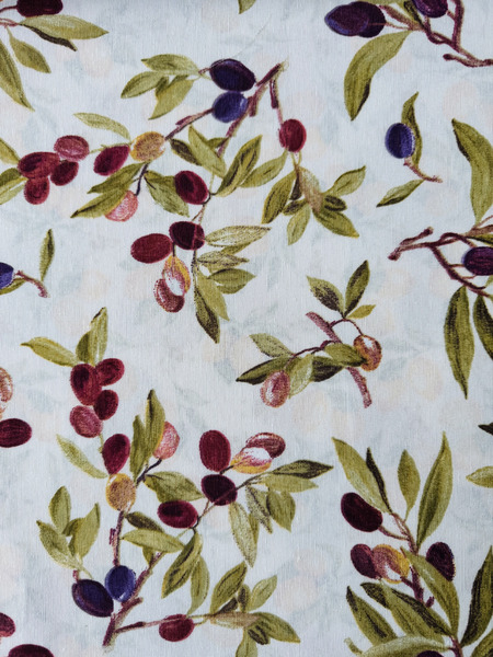 Loneta Estampada Oliveira Ancho 2.80