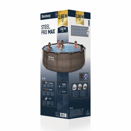 Piscina Estructural 9150Lt Bestway 56709 Ratán