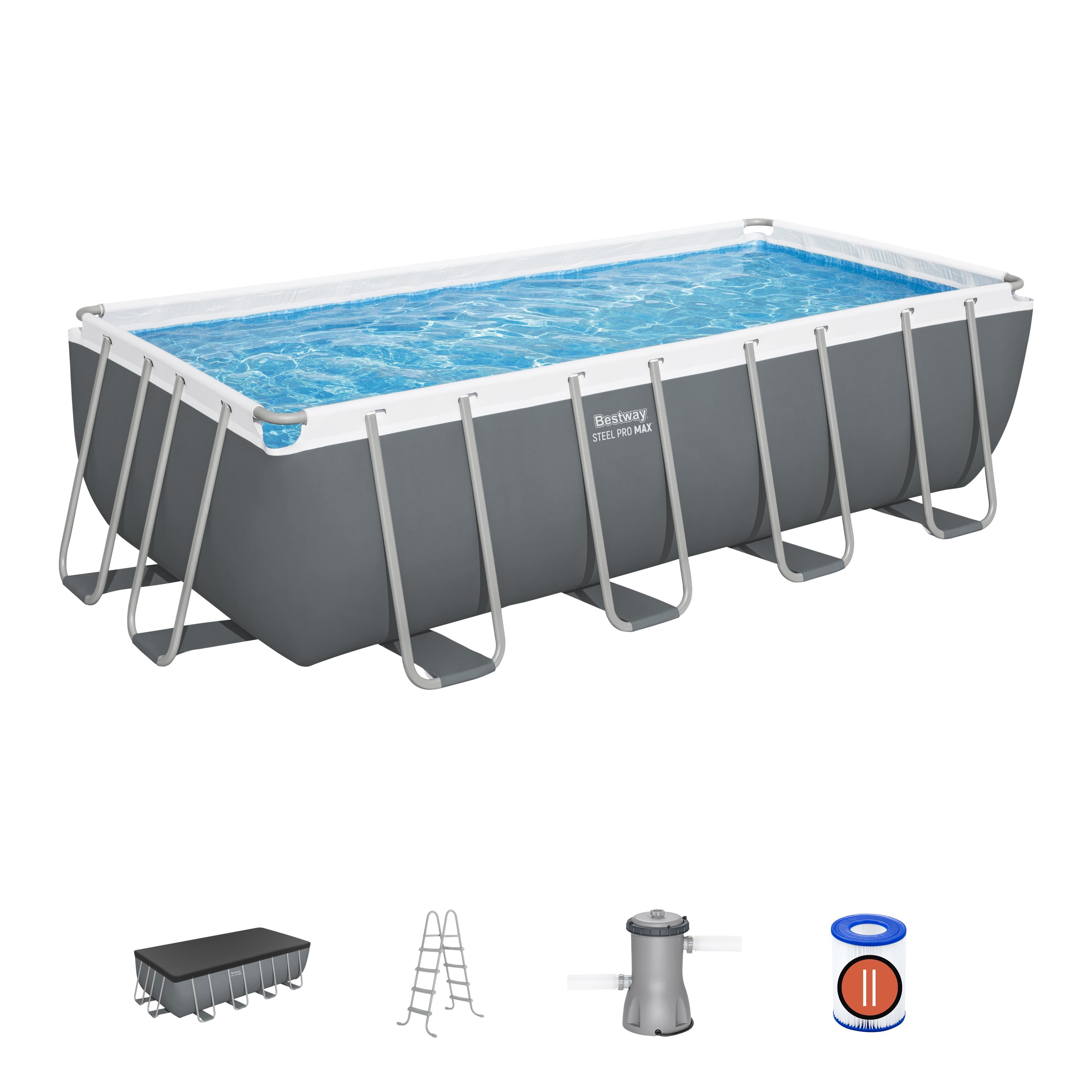 Piscina Rectangular 56670 Bestway 488x244x122