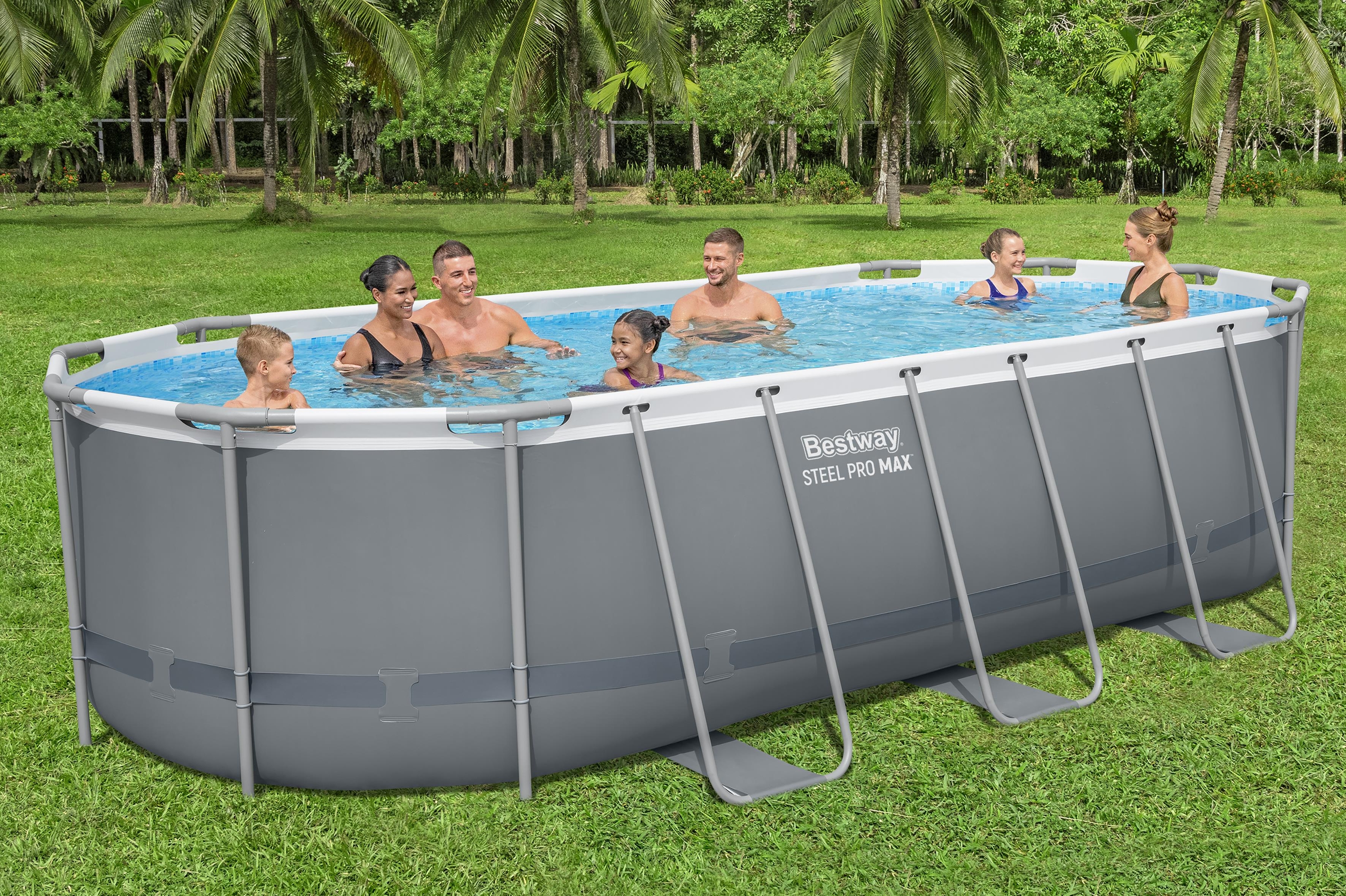 Piscina Oval 56710 Bestway 13430Lt 549x274x122