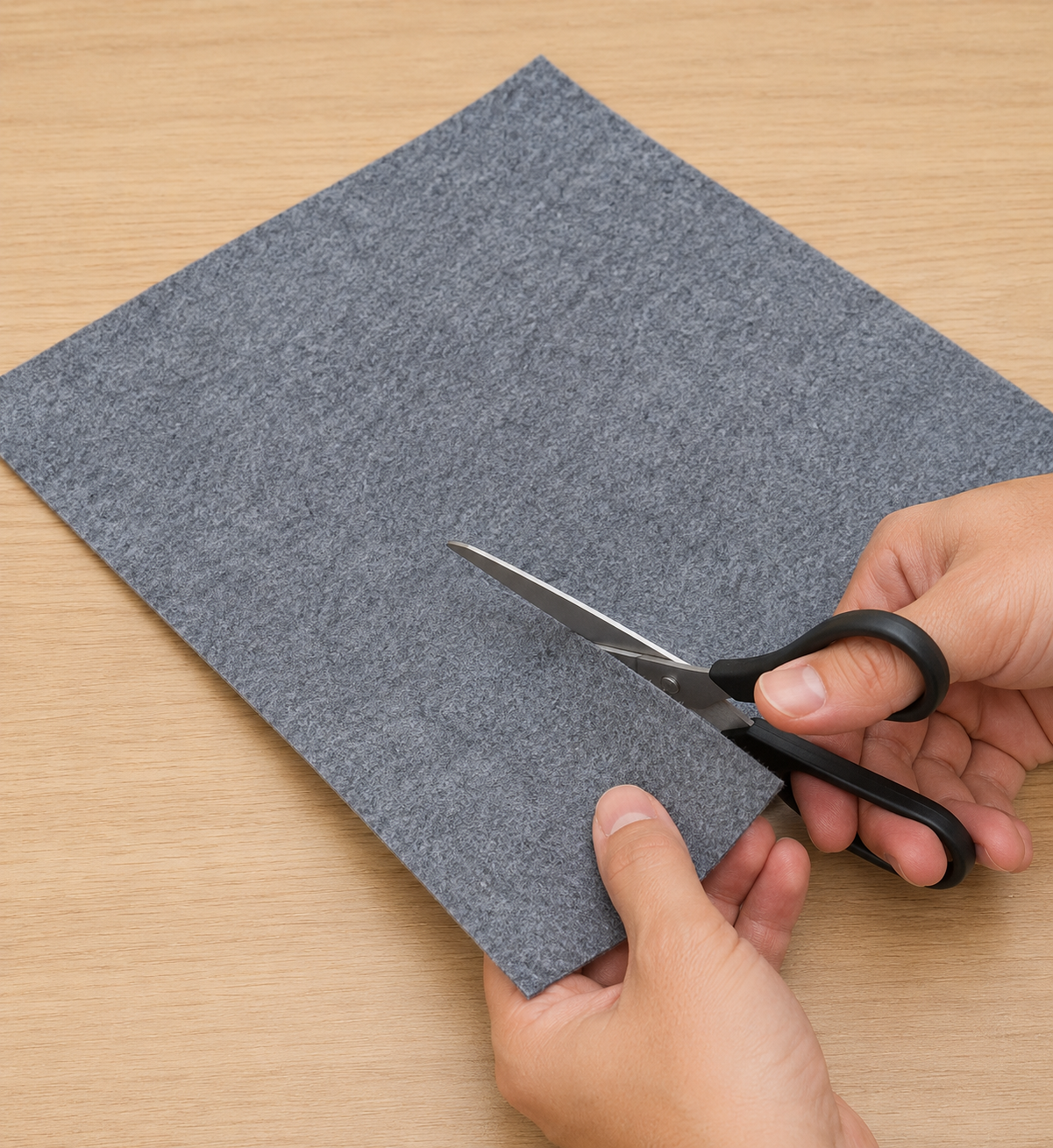 Fieltro Adhesivo Recortable 300x210cm 3mm Gris