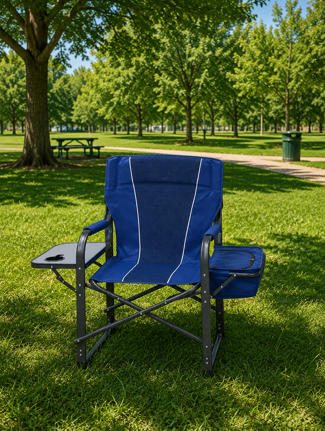 Silla Director Plegable Azul