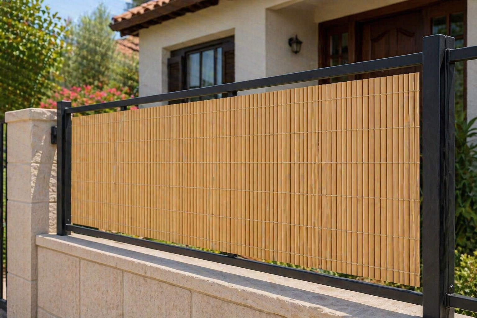 Cerco Esterilla Plástica 150x300 Bambú
